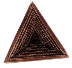 Triangular Pyramid Antique Copper Aluminium Cabinet Knob